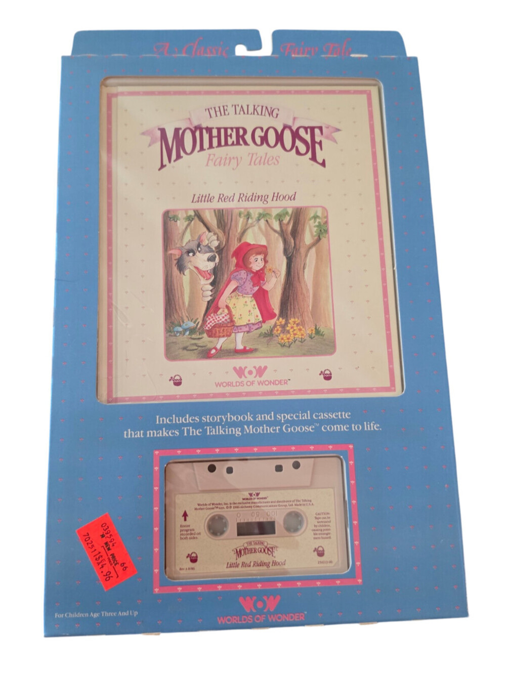 The Talking Mother Goose WOW Book Cassette Tape Little Red Riding Hood
